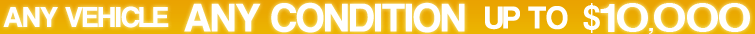 Cash Paid For Any Car in Any Condition